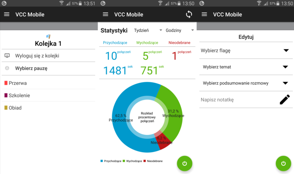 Aplikacja mobilna VCC Mobile